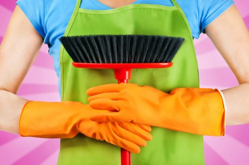 Cleaning a paved outdoor area with care in Treatham