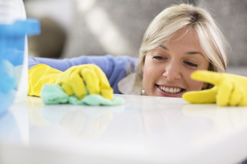 Scheduled office cleaning service for Treatham business premises