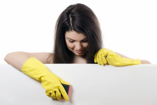 Commercial kitchen oven cleaning service for a local Treatham business